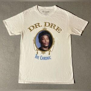 Dr. Dre The Chronic T-Shirt White Size Small Short Sleeve Hip Hop 90s Death Row